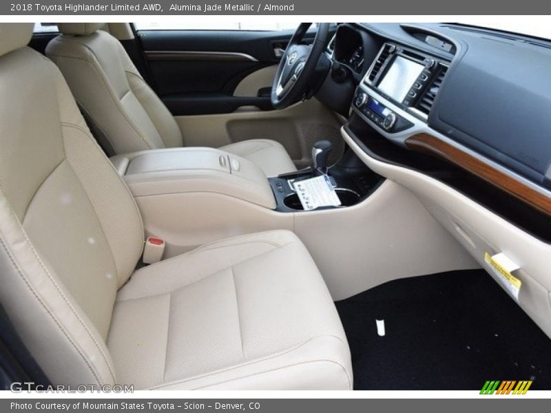Alumina Jade Metallic / Almond 2018 Toyota Highlander Limited AWD