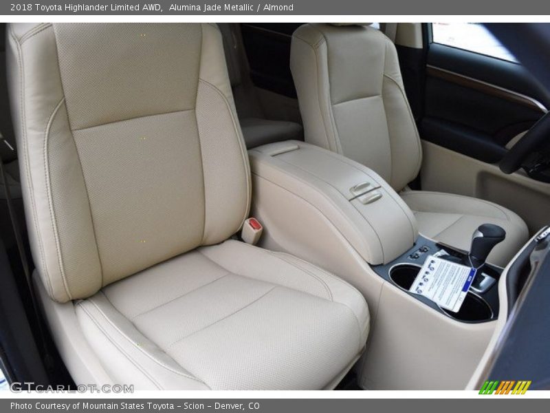 Alumina Jade Metallic / Almond 2018 Toyota Highlander Limited AWD