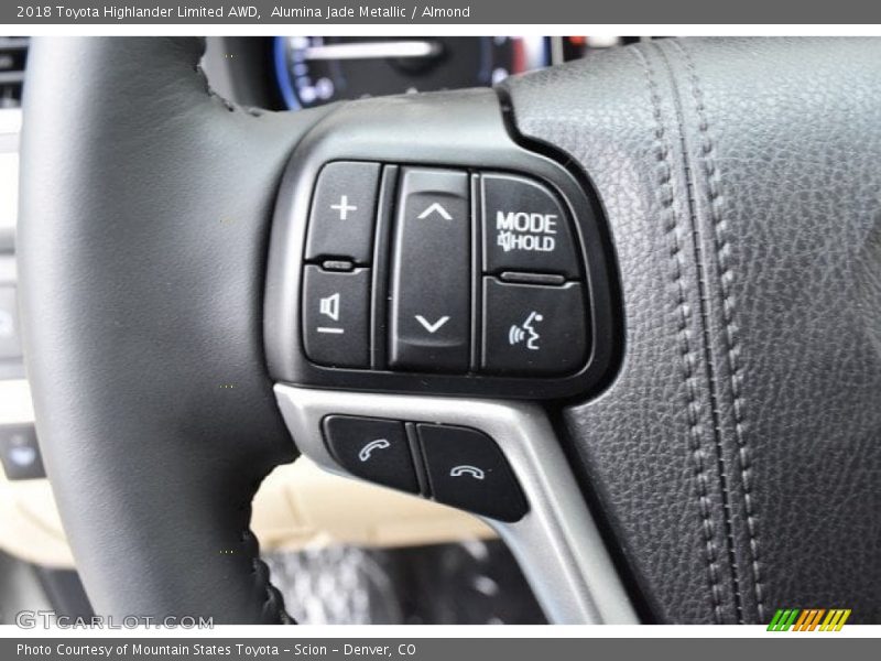 Alumina Jade Metallic / Almond 2018 Toyota Highlander Limited AWD