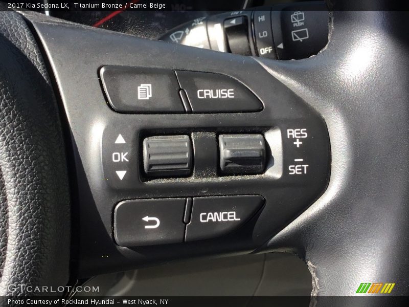 Titanium Bronze / Camel Beige 2017 Kia Sedona LX
