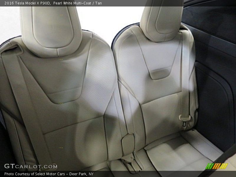 Rear Seat of 2016 Model X P90D