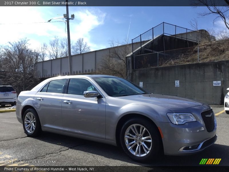 Billet Silver Metallic / Black 2017 Chrysler 300 C