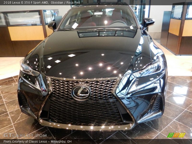 Obsidian / Rioja Red 2018 Lexus IS 350 F Sport AWD