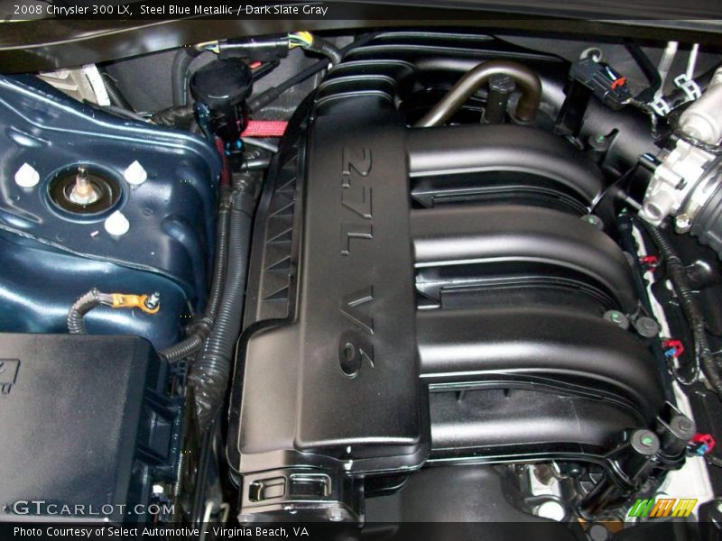 Steel Blue Metallic / Dark Slate Gray 2008 Chrysler 300 LX