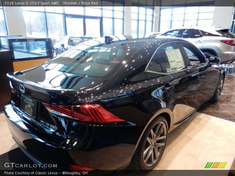 Obsidian / Rioja Red 2018 Lexus IS 350 F Sport AWD