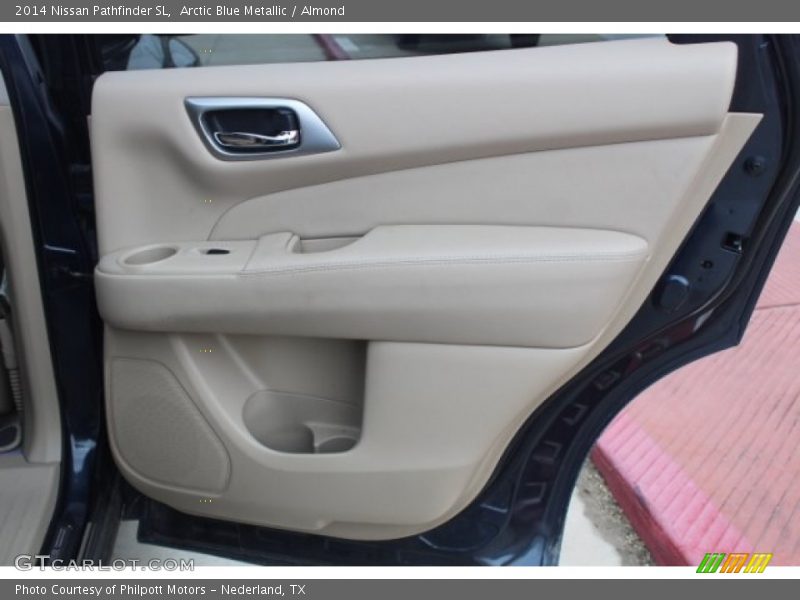 Arctic Blue Metallic / Almond 2014 Nissan Pathfinder SL