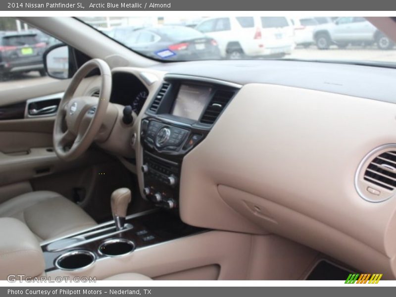 Arctic Blue Metallic / Almond 2014 Nissan Pathfinder SL