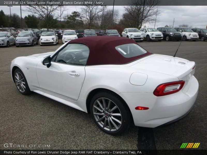 Bianco Gelato White / Ivory 2018 Fiat 124 Spider Lusso Roadster