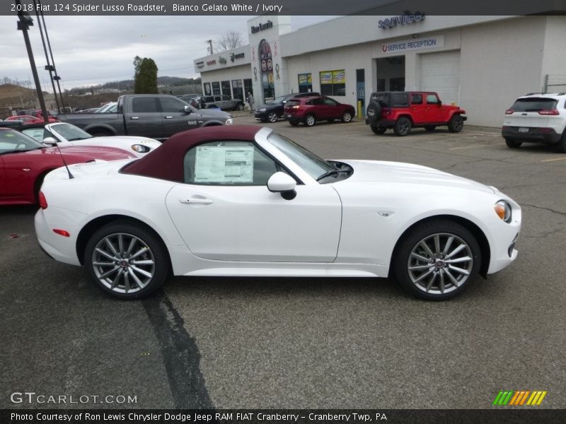 Bianco Gelato White / Ivory 2018 Fiat 124 Spider Lusso Roadster