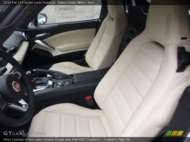 Bianco Gelato White / Ivory 2018 Fiat 124 Spider Lusso Roadster
