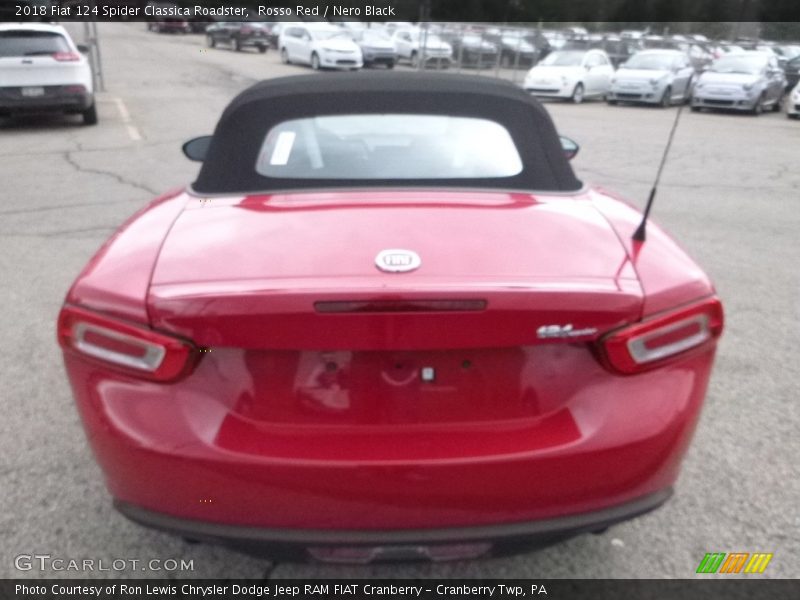 Rosso Red / Nero Black 2018 Fiat 124 Spider Classica Roadster