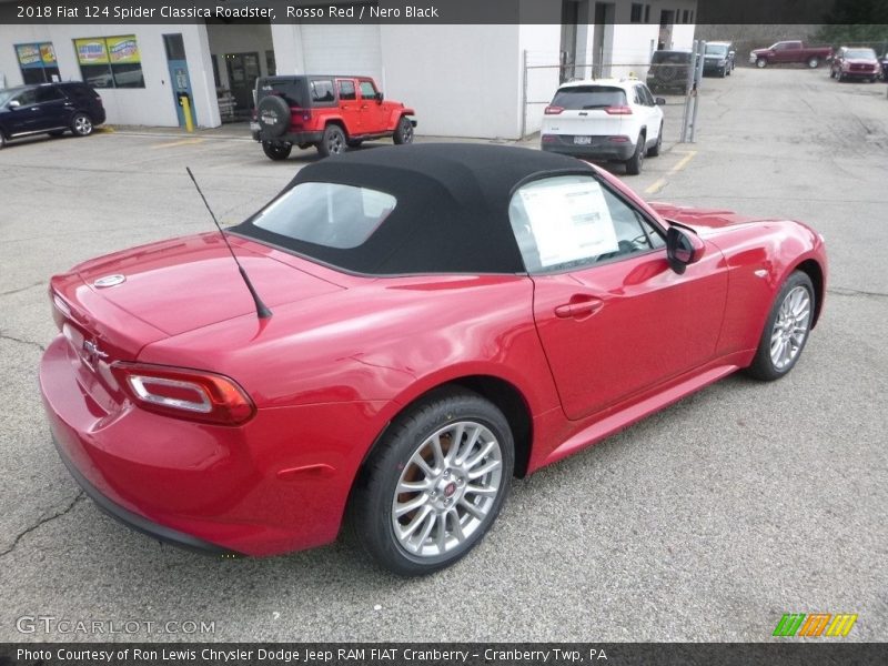 Rosso Red / Nero Black 2018 Fiat 124 Spider Classica Roadster