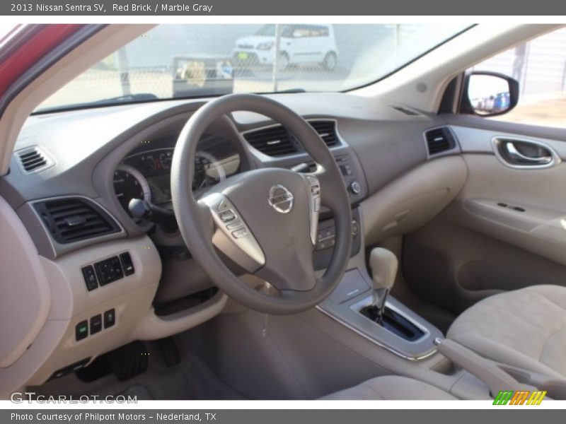 Red Brick / Marble Gray 2013 Nissan Sentra SV