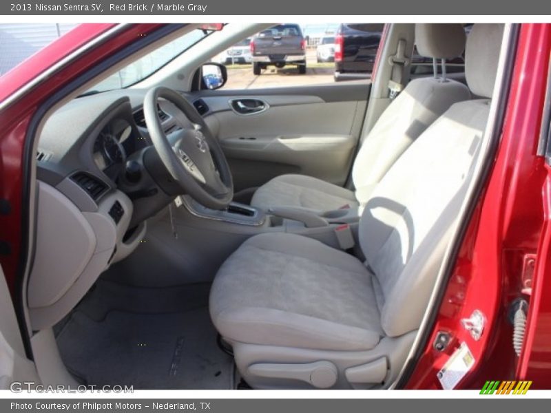 Red Brick / Marble Gray 2013 Nissan Sentra SV