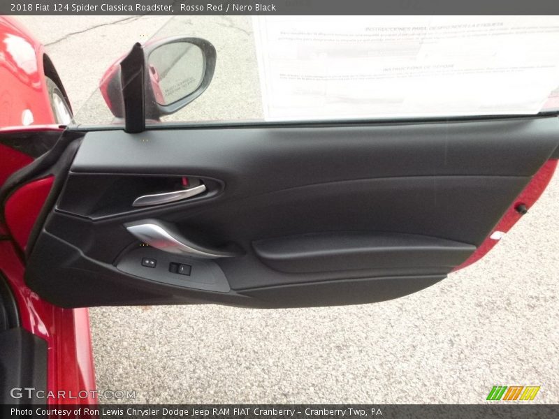 Rosso Red / Nero Black 2018 Fiat 124 Spider Classica Roadster