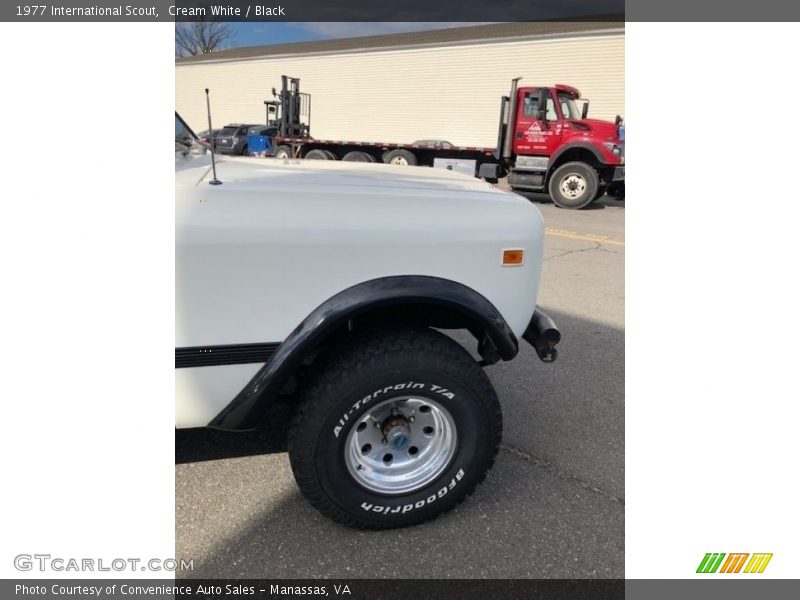 Cream White / Black 1977 International Scout