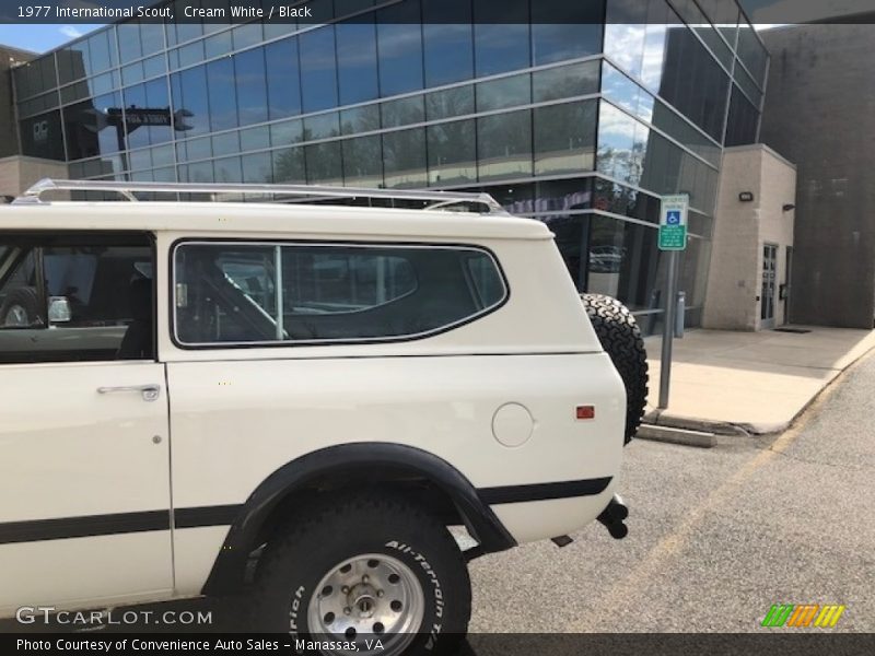 Cream White / Black 1977 International Scout