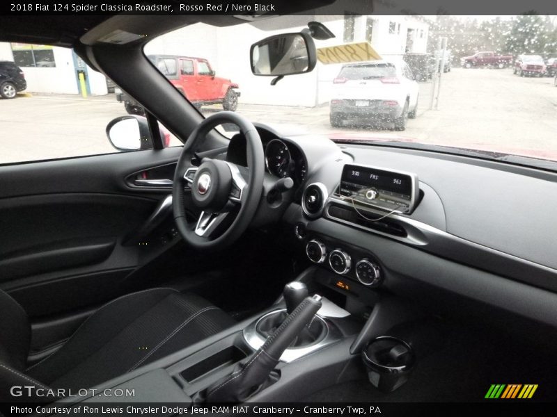 Rosso Red / Nero Black 2018 Fiat 124 Spider Classica Roadster