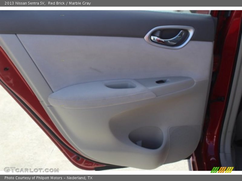 Red Brick / Marble Gray 2013 Nissan Sentra SV