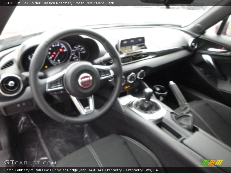 Rosso Red / Nero Black 2018 Fiat 124 Spider Classica Roadster