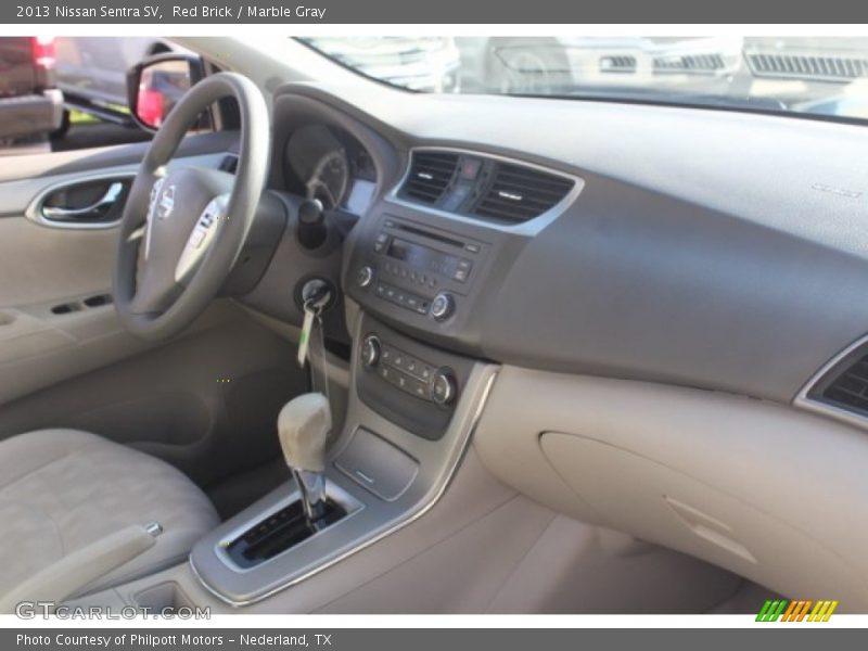 Red Brick / Marble Gray 2013 Nissan Sentra SV
