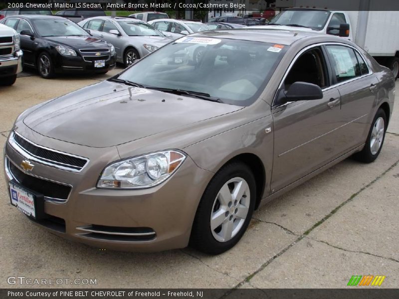 Amber Bronze Metallic / Cocoa/Cashmere Beige 2008 Chevrolet Malibu LS Sedan
