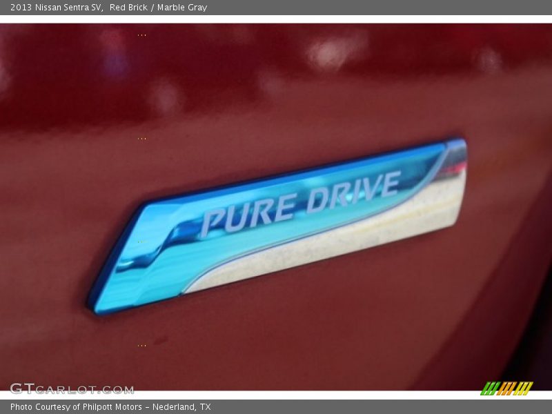 Red Brick / Marble Gray 2013 Nissan Sentra SV