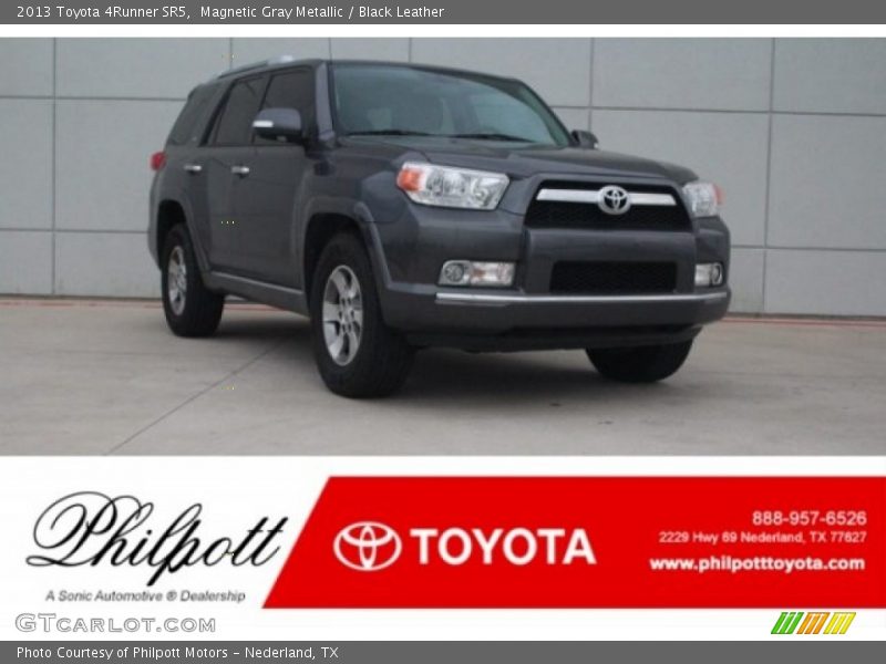 Magnetic Gray Metallic / Black Leather 2013 Toyota 4Runner SR5