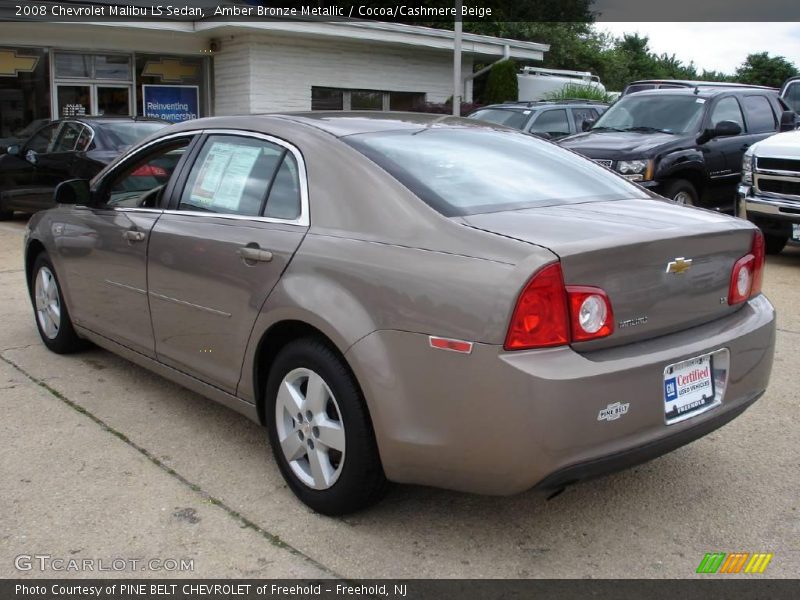Amber Bronze Metallic / Cocoa/Cashmere Beige 2008 Chevrolet Malibu LS Sedan