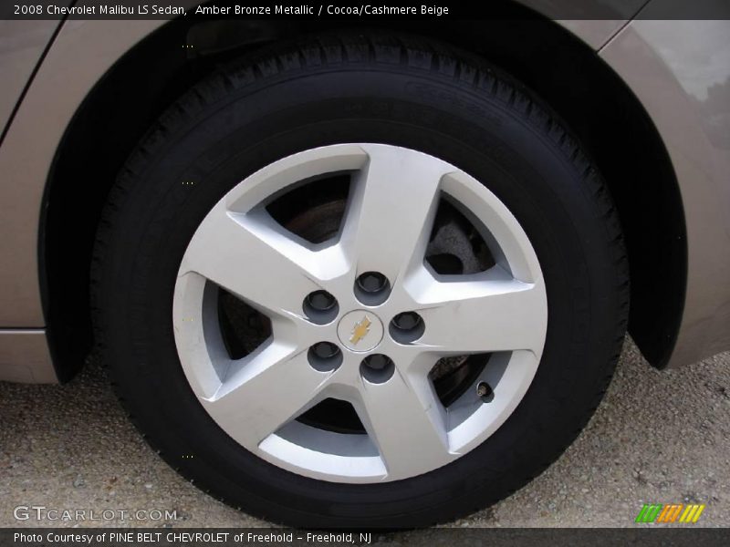 Amber Bronze Metallic / Cocoa/Cashmere Beige 2008 Chevrolet Malibu LS Sedan