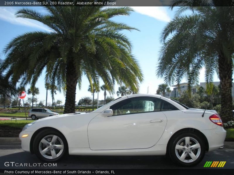 Alabaster White / Beige 2006 Mercedes-Benz SLK 280 Roadster