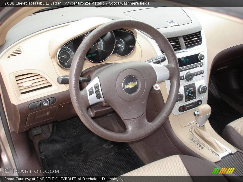 Amber Bronze Metallic / Cocoa/Cashmere Beige 2008 Chevrolet Malibu LS Sedan