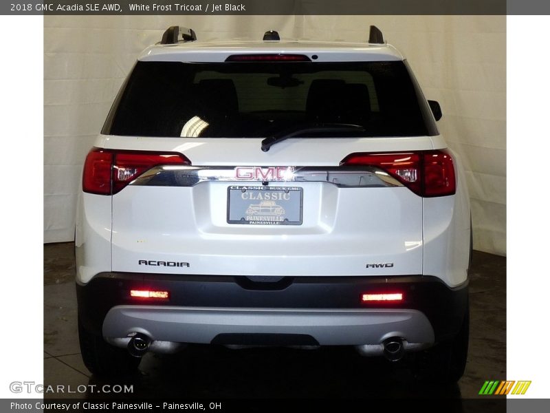 White Frost Tricoat / Jet Black 2018 GMC Acadia SLE AWD