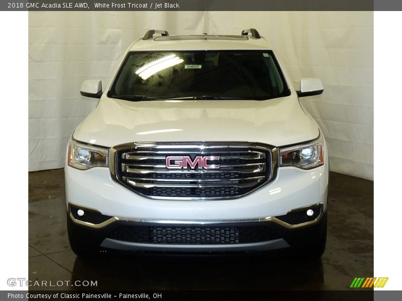 White Frost Tricoat / Jet Black 2018 GMC Acadia SLE AWD