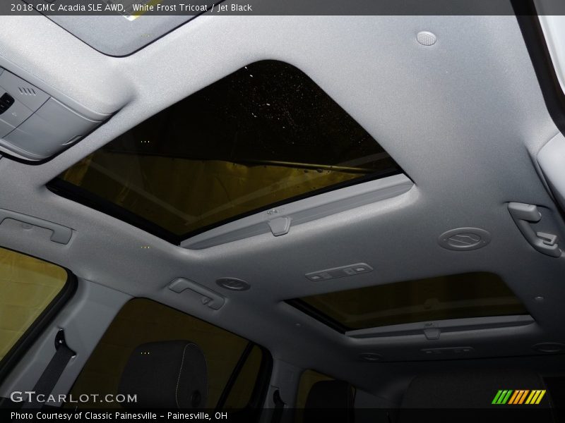 White Frost Tricoat / Jet Black 2018 GMC Acadia SLE AWD