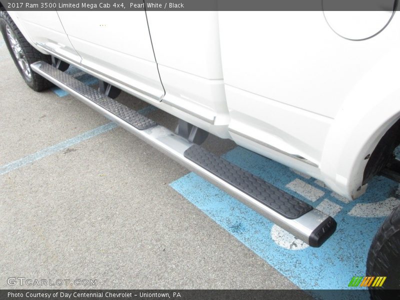 Pearl White / Black 2017 Ram 3500 Limited Mega Cab 4x4