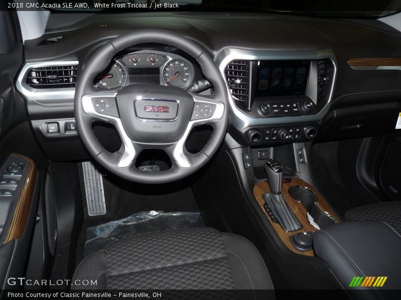 White Frost Tricoat / Jet Black 2018 GMC Acadia SLE AWD