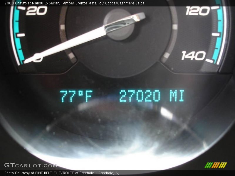 Amber Bronze Metallic / Cocoa/Cashmere Beige 2008 Chevrolet Malibu LS Sedan