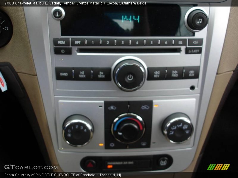 Amber Bronze Metallic / Cocoa/Cashmere Beige 2008 Chevrolet Malibu LS Sedan