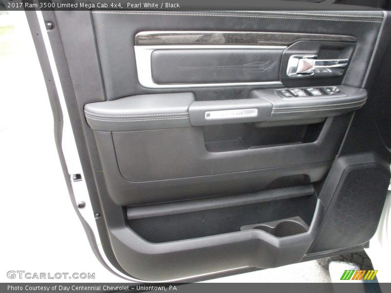 Pearl White / Black 2017 Ram 3500 Limited Mega Cab 4x4
