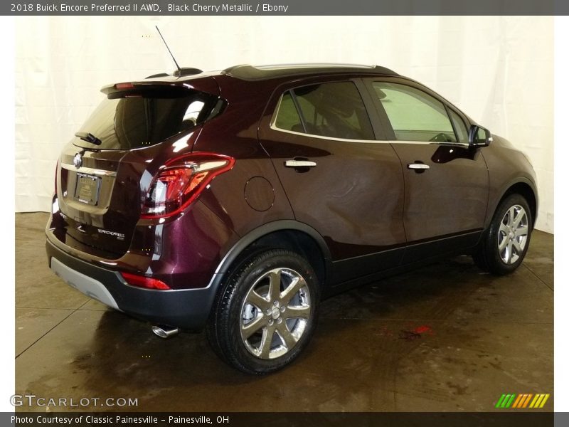 Black Cherry Metallic / Ebony 2018 Buick Encore Preferred II AWD