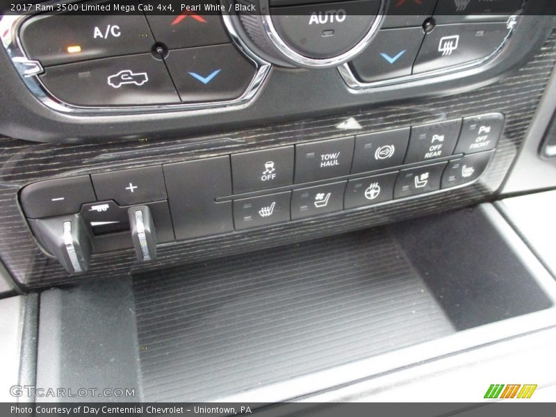 Pearl White / Black 2017 Ram 3500 Limited Mega Cab 4x4