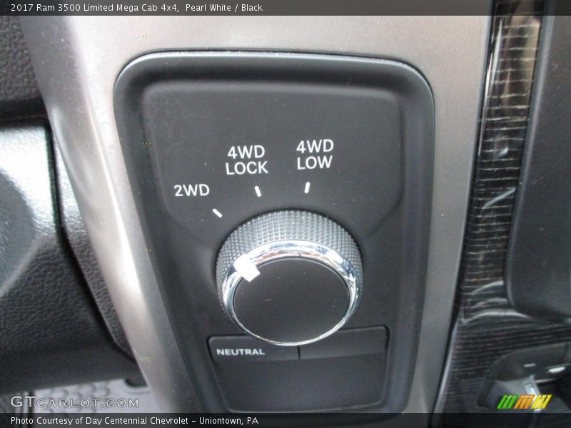 Pearl White / Black 2017 Ram 3500 Limited Mega Cab 4x4