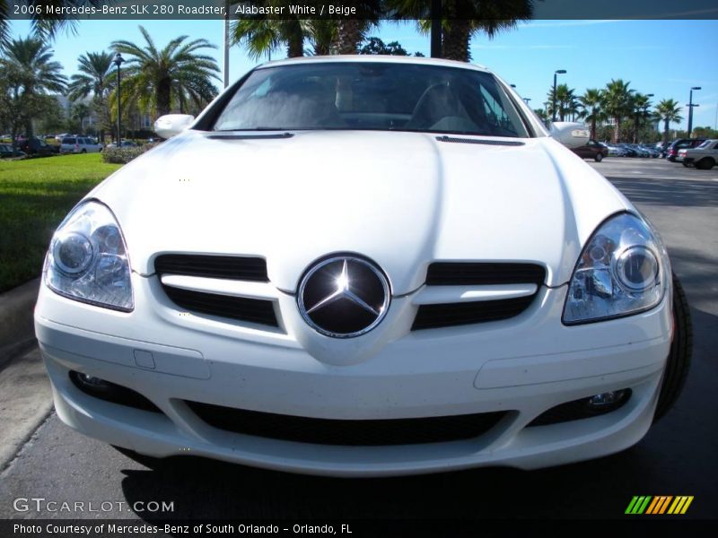 Alabaster White / Beige 2006 Mercedes-Benz SLK 280 Roadster