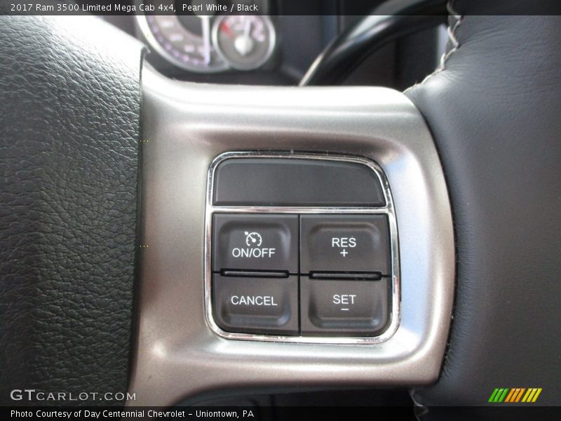 Pearl White / Black 2017 Ram 3500 Limited Mega Cab 4x4
