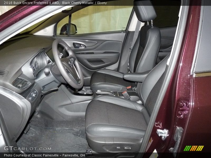 Black Cherry Metallic / Ebony 2018 Buick Encore Preferred II AWD