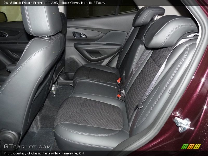 Black Cherry Metallic / Ebony 2018 Buick Encore Preferred II AWD