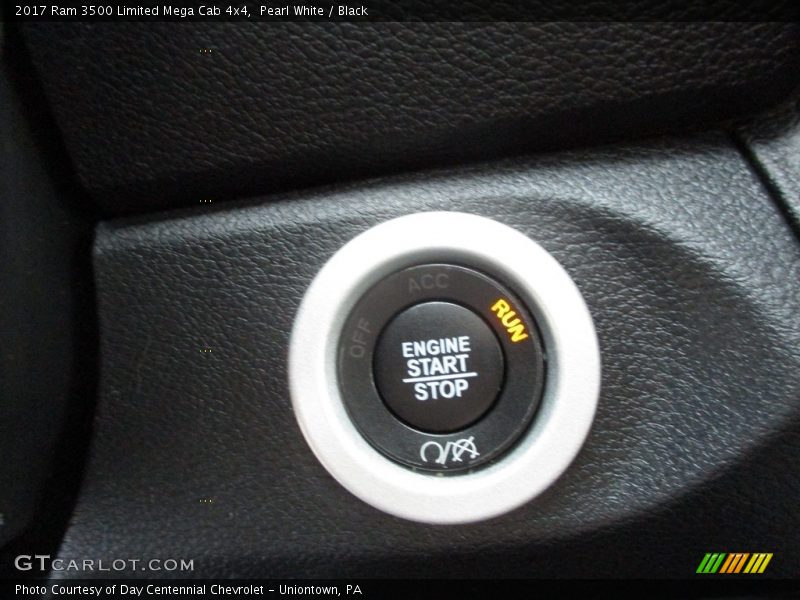 Pearl White / Black 2017 Ram 3500 Limited Mega Cab 4x4