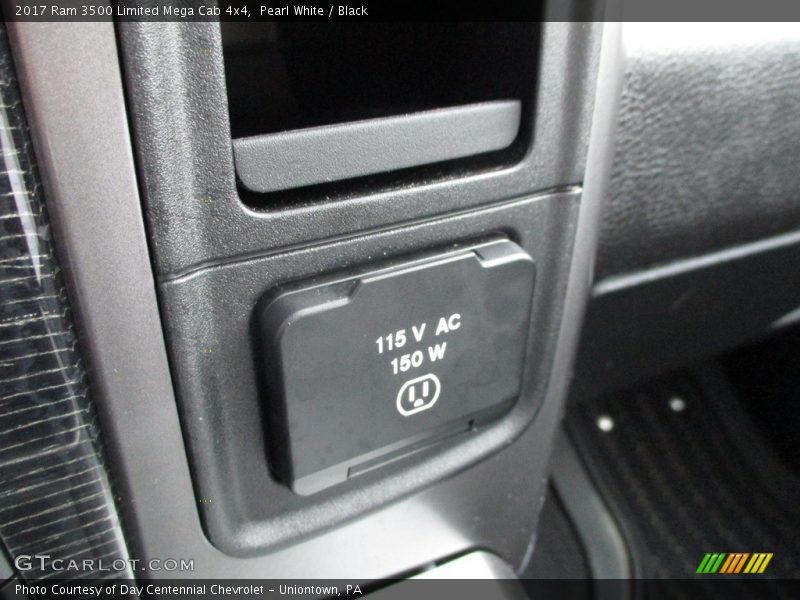 Pearl White / Black 2017 Ram 3500 Limited Mega Cab 4x4