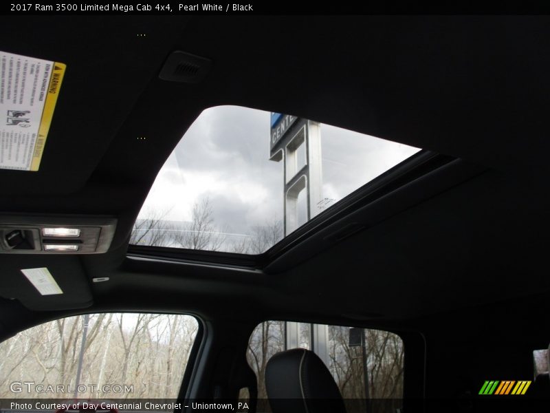 Pearl White / Black 2017 Ram 3500 Limited Mega Cab 4x4
